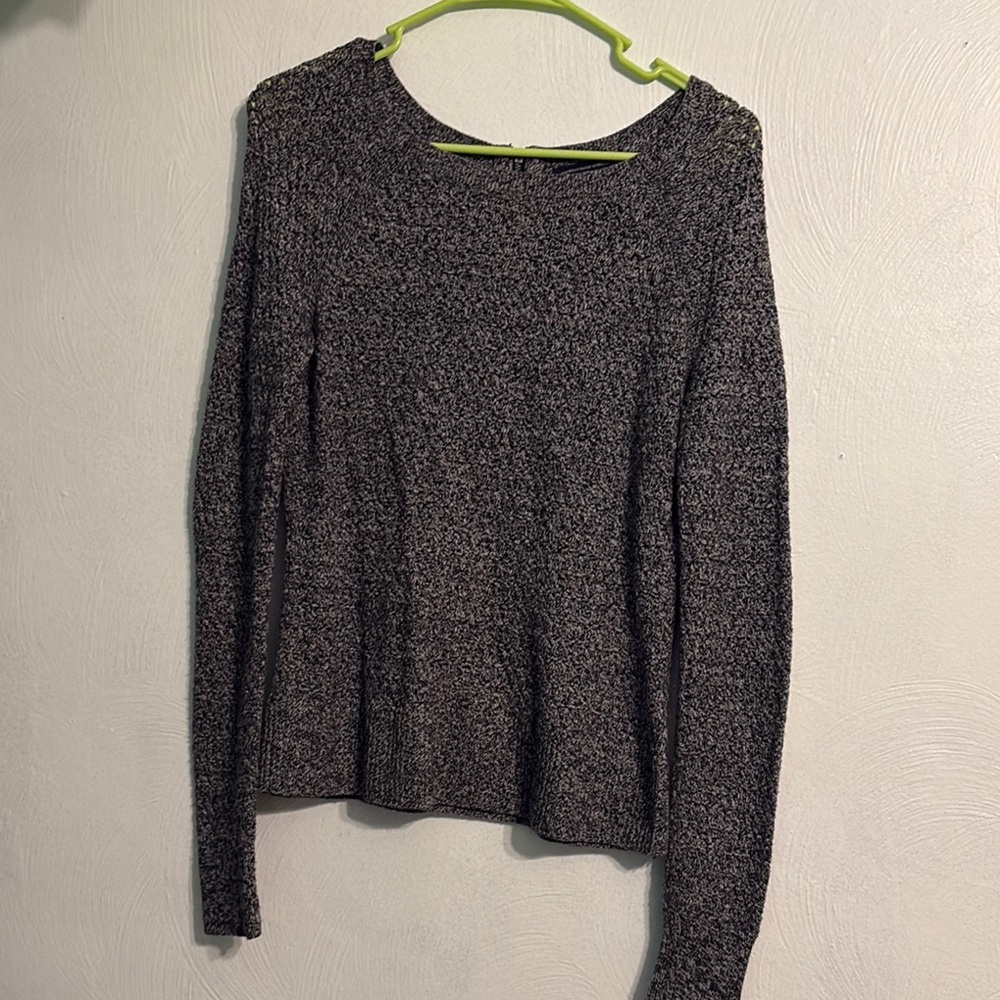 American Eagle Outfitters Gray Crew Neck Sweater